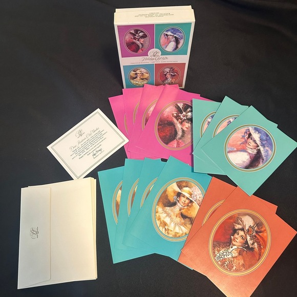Other - Vintage Boxed Avon Stationery Cards, 1990 the Four‎ Seasons